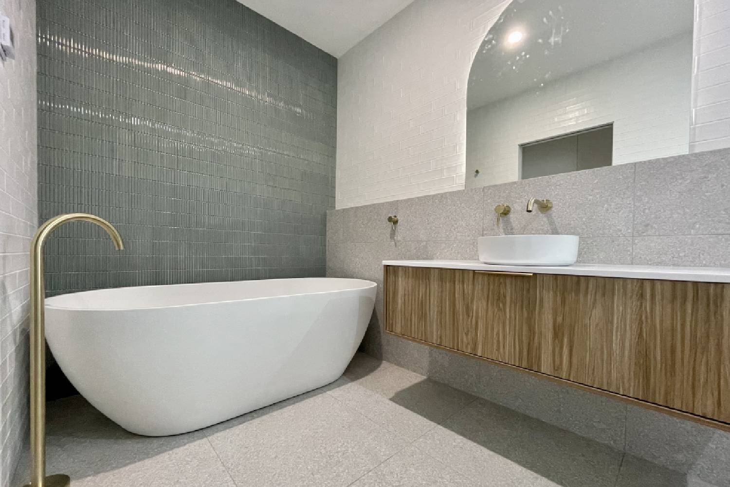 Ensuite renovation plumbing with shower installation in Ryde
