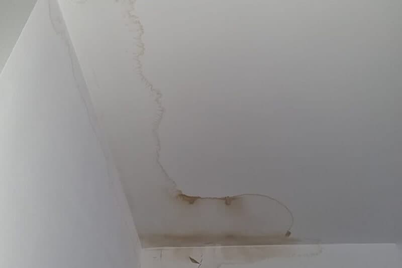 Moisture testing on an internal wall