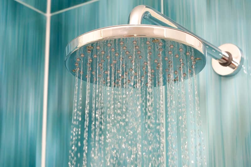 Modern tapware and plumbing controls in a home