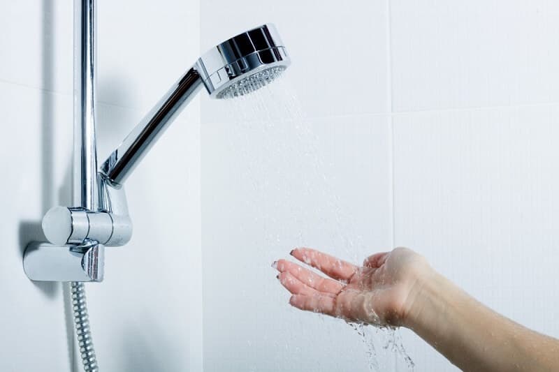Pressure gauge connected to household plumbing