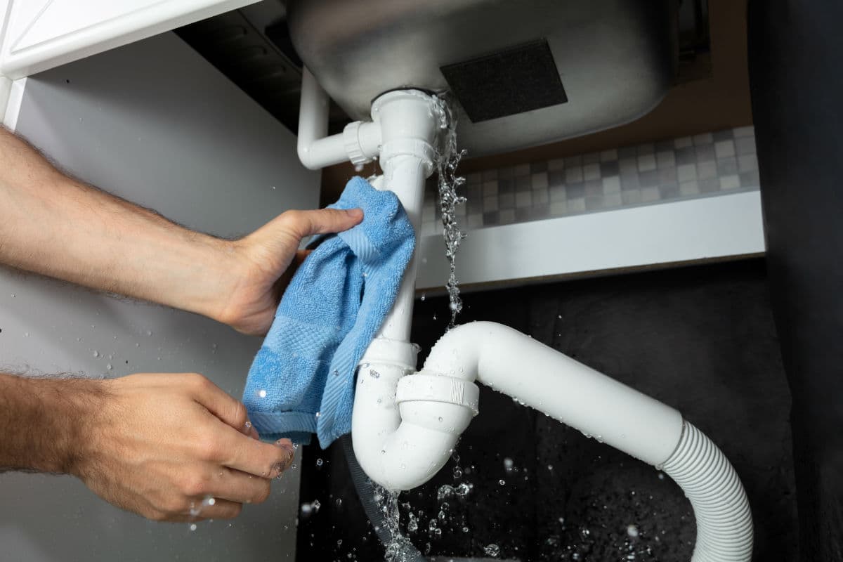 After-hours plumber arriving for an evening callout in Northbridge