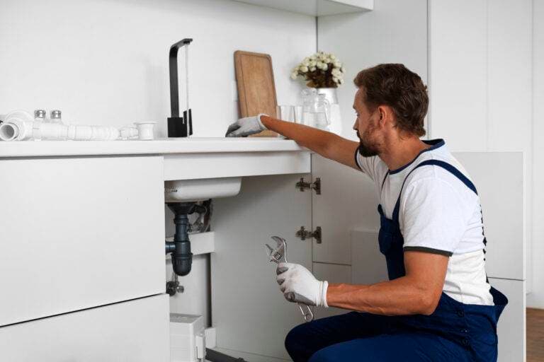 prompt emergency plumber diagnosing a plumbing issue in Northbridge