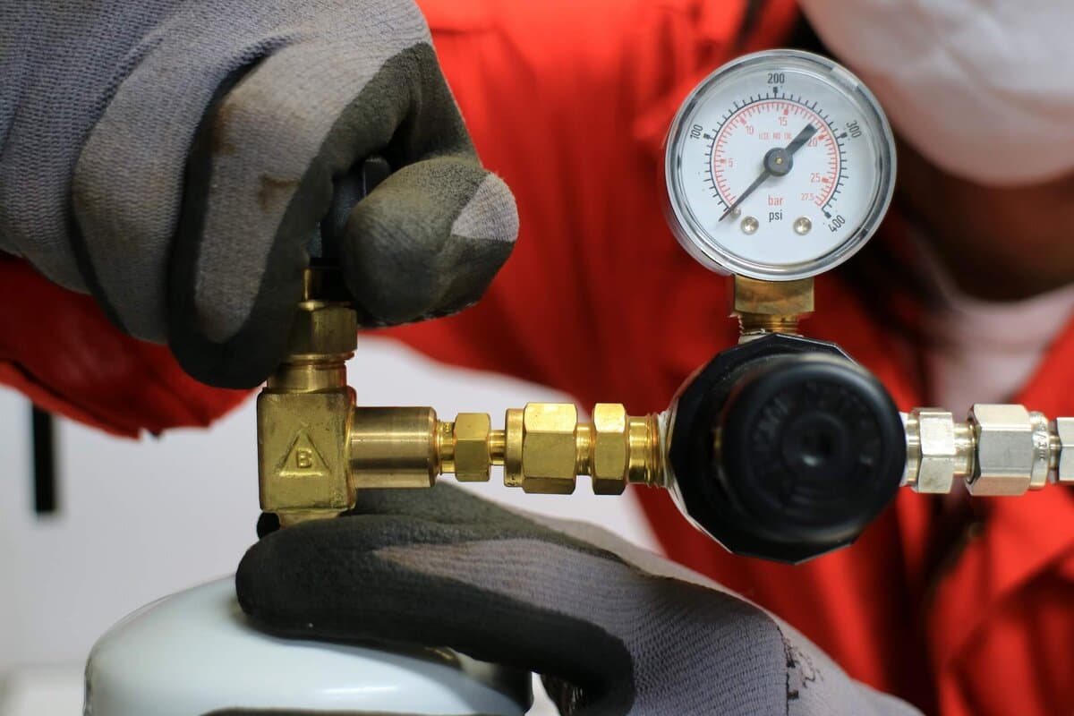 LPG gas plumbing installation at a Normanhurst property