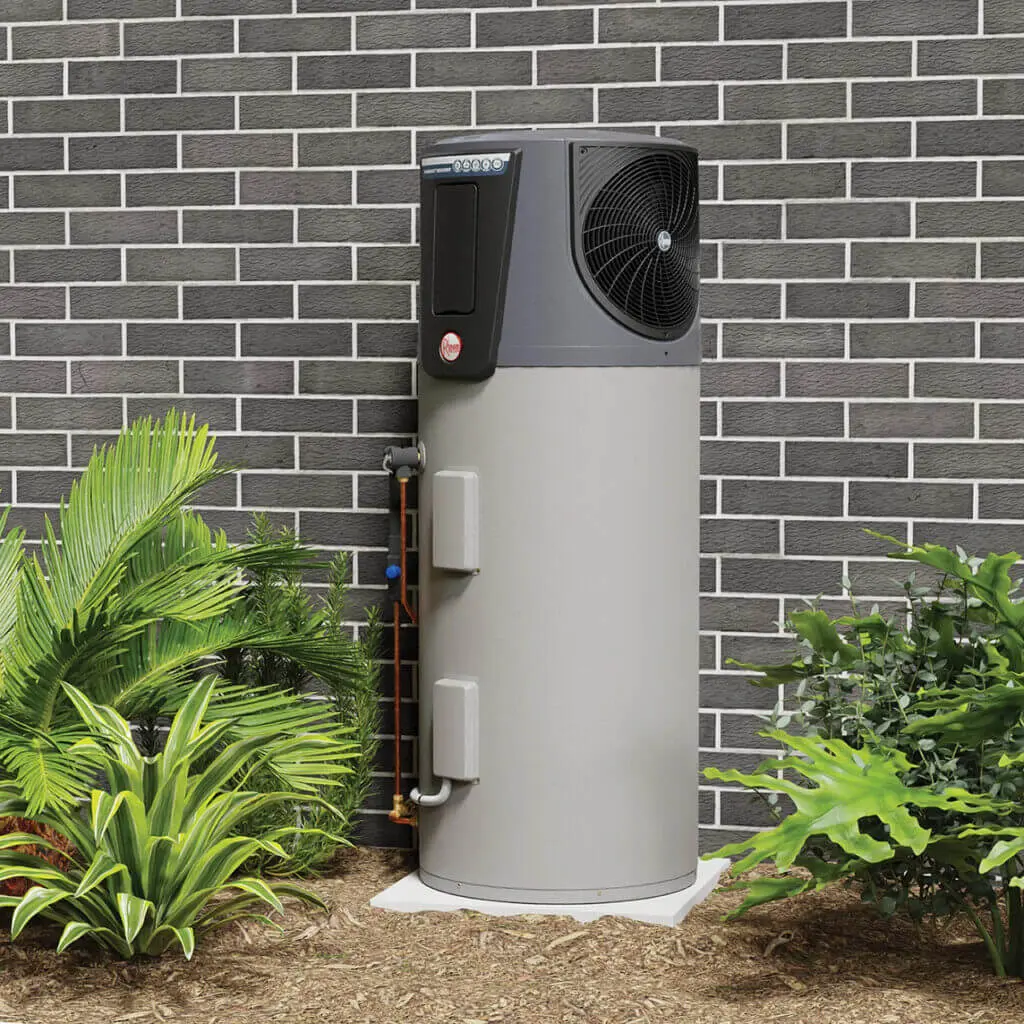 Heat pump hot water system installation in Ashfield
