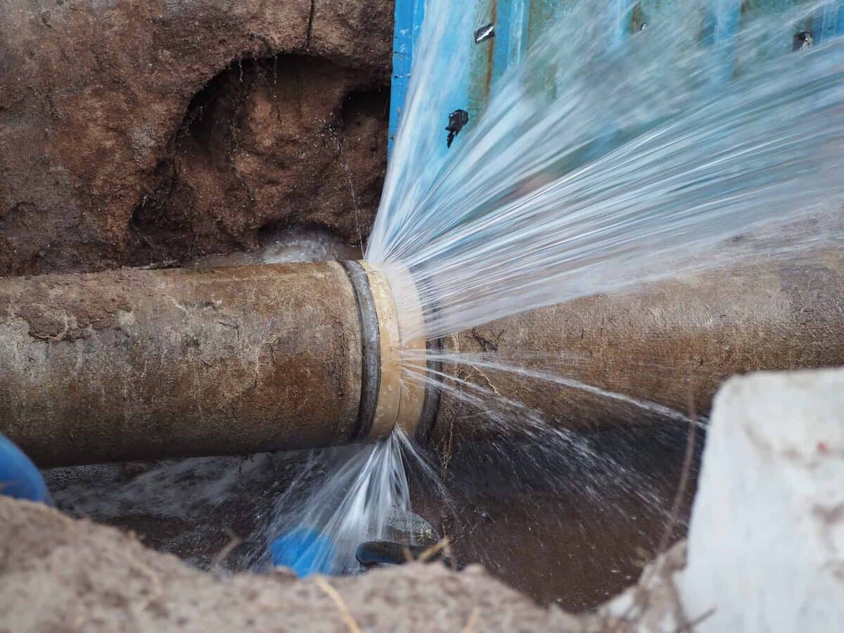 Burst pipe detection and repair using acoustic technology in Revesby