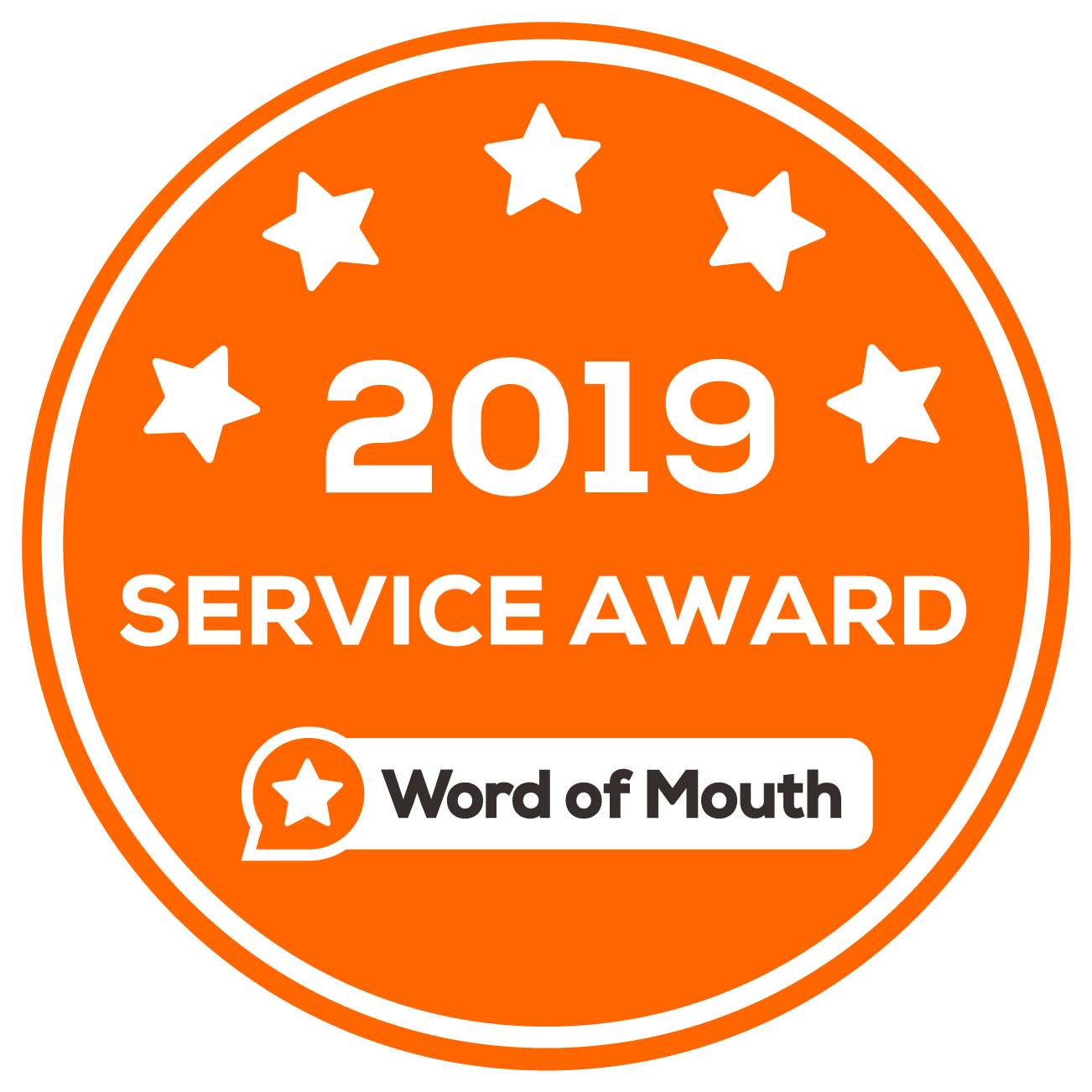 Word Of mouth Service Award 2019